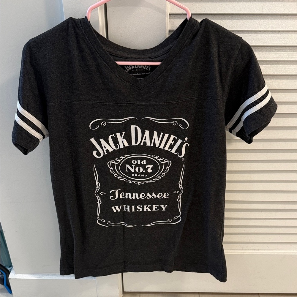 Jack Daniels Black and White womans tee
